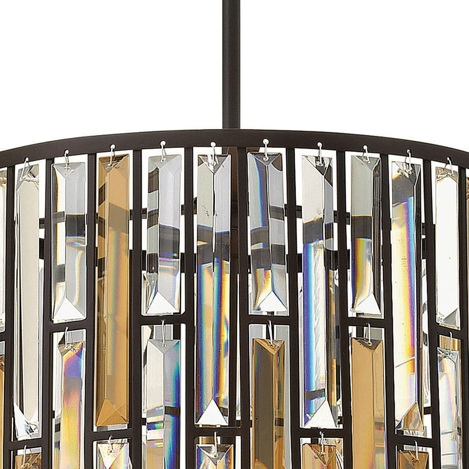 Colgante Fredrick Ramond FR33734 3 luces tamaño completo - bronce Foto 2 de 4