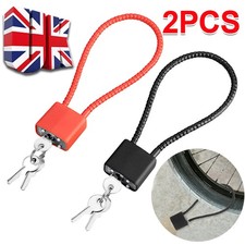 Cable Lock Combination Steel wire Padlock with Key Multifunctional Suitcase Lock