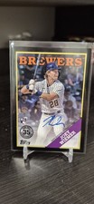 2023 Topps Update 88BA-JWI Joey Wiemer 1988 Baseball Auto Black Parallel 030/199