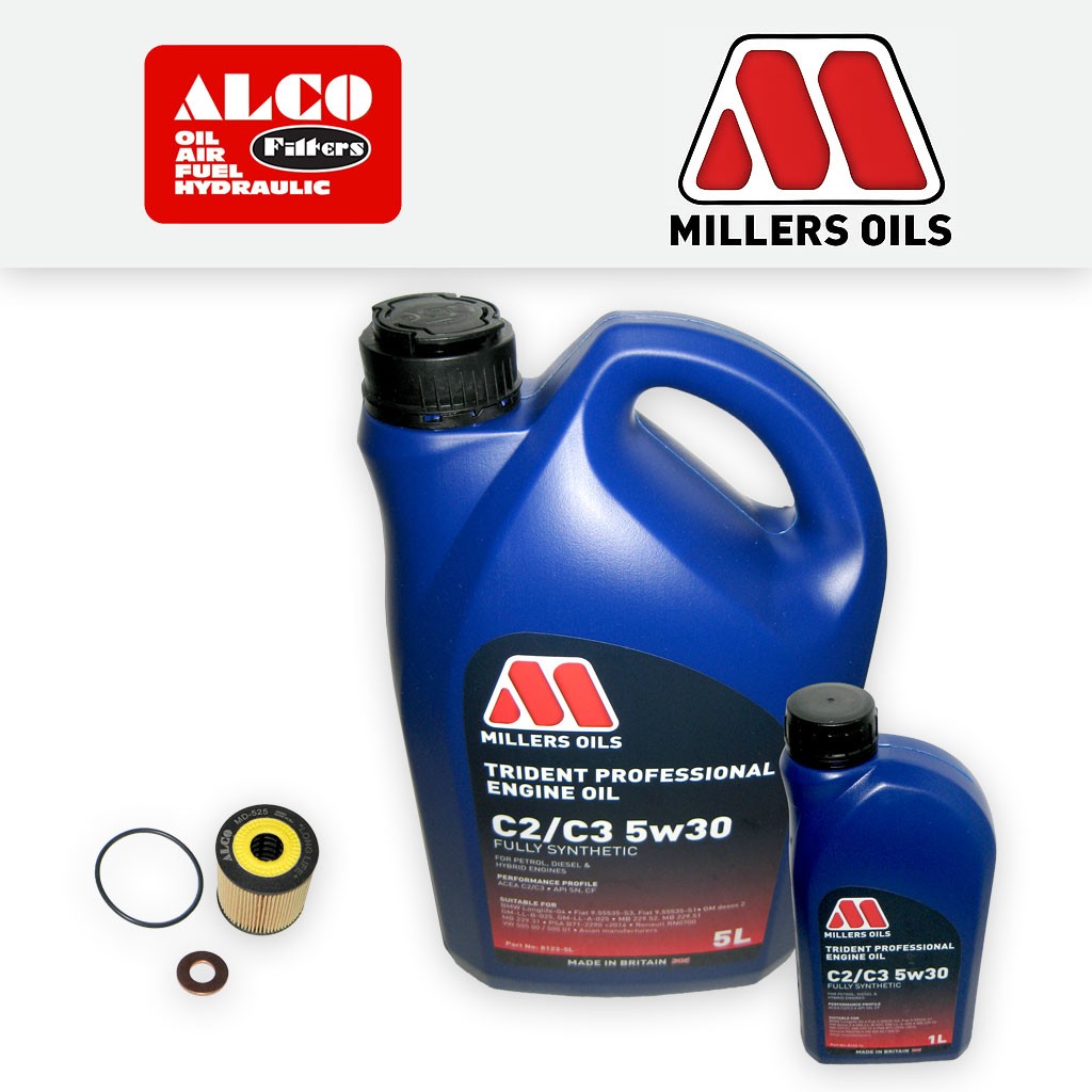 SERVICE KIT for PEUGEOT 607 2.2 HDI DW12BTED4 OIL FILTER +C2/C3 OIL (2006-2010)