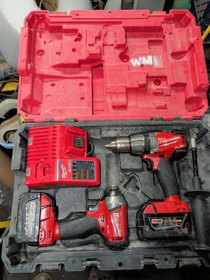 Milwaukee 2897-22 M18 Fuel Power Tool Combo Kit - Red
