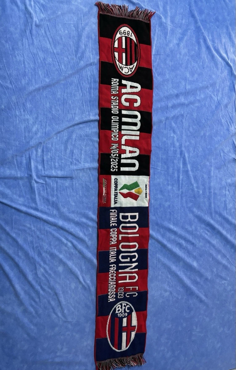 SCIARPA SCARF AC Milan Club Football Calcio Aimc Ultras Raso Rara A.c