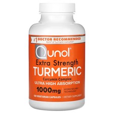 2 X Qunol, Turmeric, Curcumin Complex, Extra Strength , 500 mg, 120 Vegetarian C