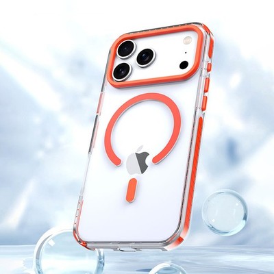 For iPhone 17 Pro Max 16 16e 15 14 13 Pro Shockproof Clear Case Mag Safe Cover