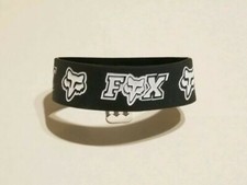  NEW FOX RACING  Silicone Rubber Wristband Cuff Style Bracelet  - U S Seller