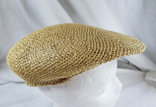 Newsboy Cabbie Flat Cap Hat 100% Paper 