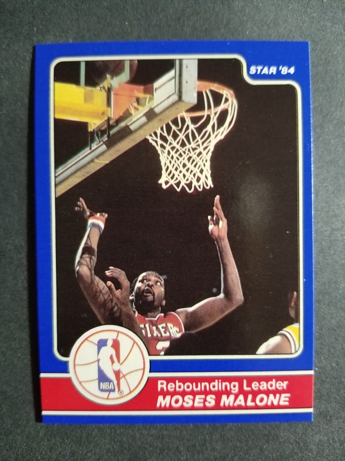 Moses Malone #20 Basketball Cards 1984 Star Award Banquet trading card — raw and PSA graded price guide