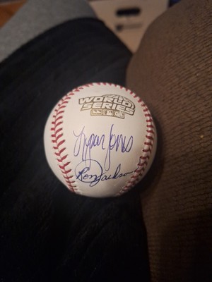 Red Sox Coaches Francona Wallace Jackson +1 Signed 2004 World Series Baseball 