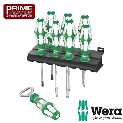 Wera Kraftform Sports Edition Irland - 8-teiliges Schraubendreher-Set SL/PZ/PH/TX