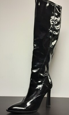 Marc Fisher Ltd, Women's High-Gloss Pixie Boot, Size 5 M - Black