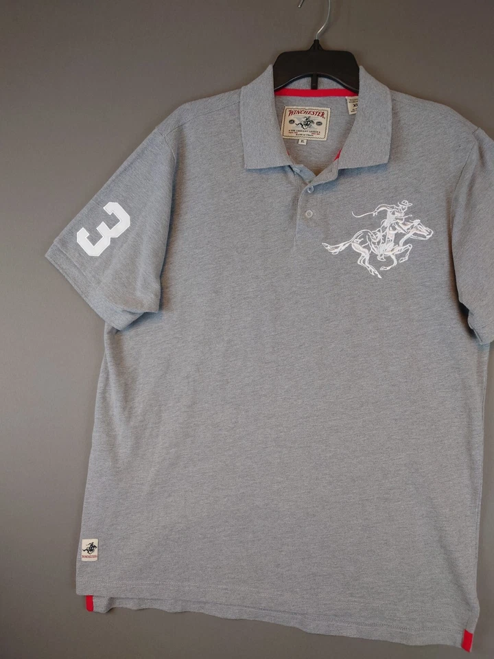 Polo Winchester Repeating Arms Gun bordado manga corta para hombre talla XL Foto 2 de 4