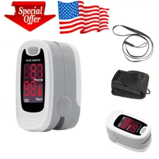 Finger Pulse Oximeter US Seller Blood Oxygen Saturation Monitor SpO2 Measuring