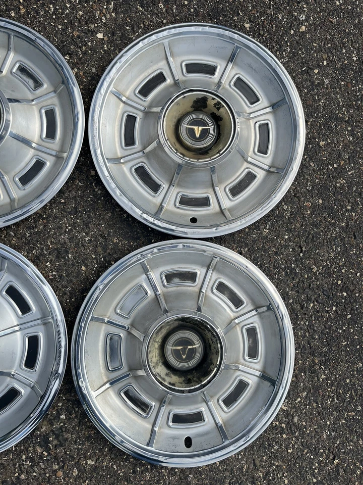 73-77 FORD Maverick Hubcaps Wheel Covers Center Caps. Set Of 4 - Image 3 of 4