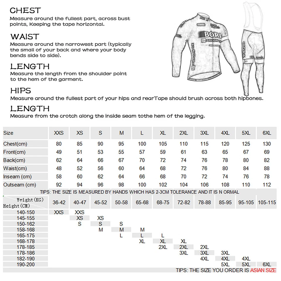 Conjunto Maillot Ciclismo Vellón Hombre Manga Larga Pantalón Peto Invierno - Imagen 3 de 4