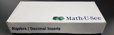 Math U See Manipulatives Algebra Decimal Insert Kit Integer Block Homeschool