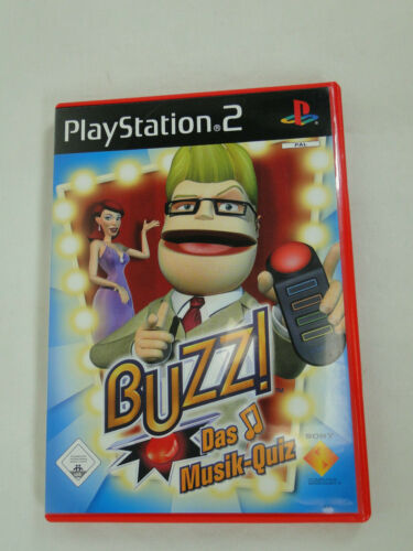 Playstation 2 Spiel PS2 Buzz Das Musik Quiz mit Anleitung    - Bild 1 von 3