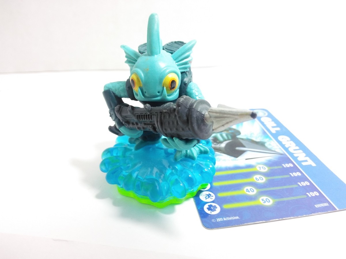 Figurine Skylanders Spyro's Adventure – Gill Grunt Série 1 – état Neuf, Fonctionne