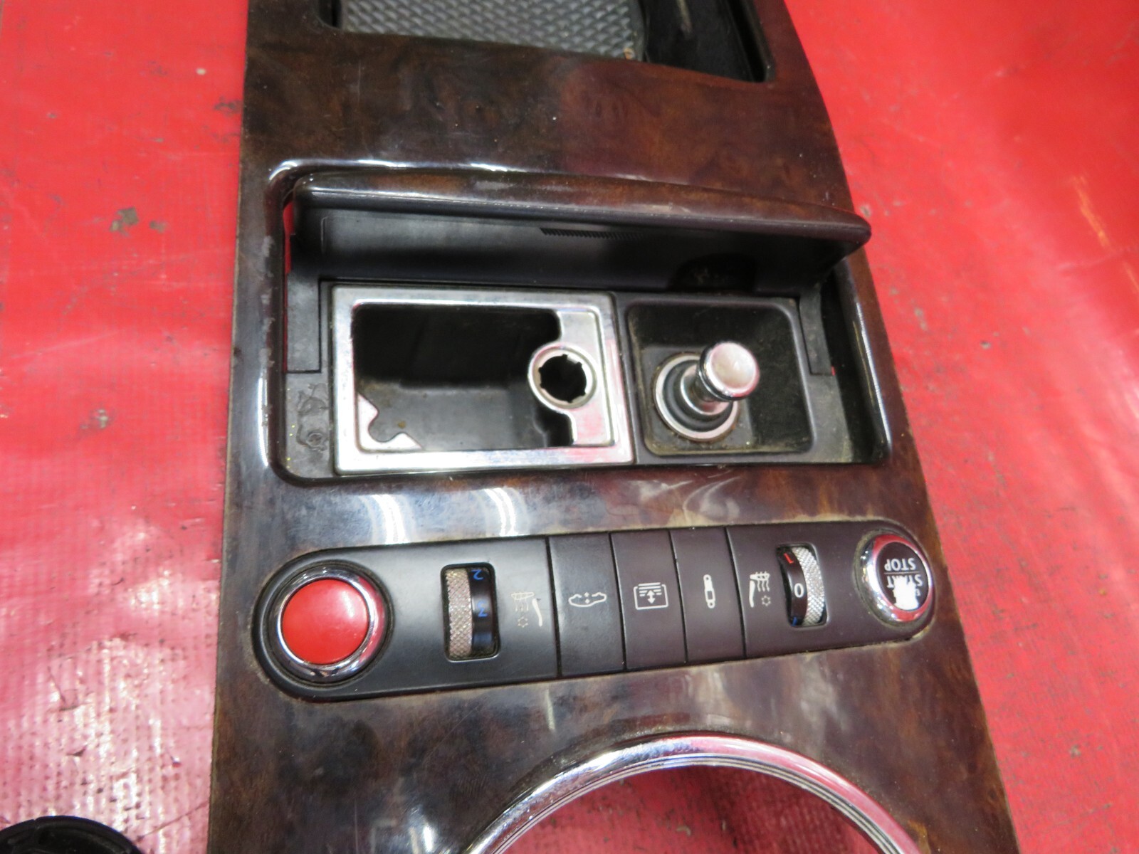2006 BENTLEY FLYING SPUR CENTER CONSOLE SHIFTER WOOD TRIM