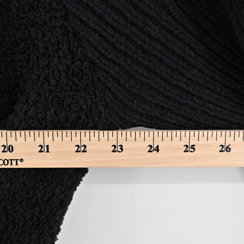 NATORI Robe Womens Sz L Black Fleece Belted Comfort Sherpa Plush Soft Cozy JOSIE - 第 13/13 張圖片