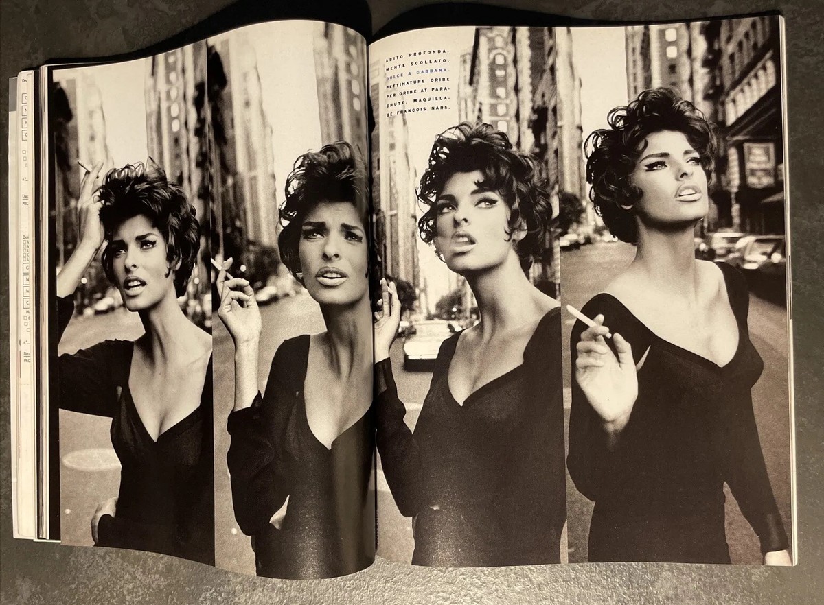 1990年 VOGUE ITALIA リンダ・エヴァンジェリスタ/マドンナ Madonna