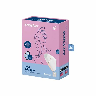 SATISFYER LOVE TRIANGLE - WHITE STIMULATION OF THE CLITORIS