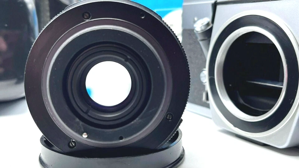 Praxis LTL con coche 2,8/29 mm, M42, orig. manual del propietario, estuche rígido, juego limpio Foto 3 de 4