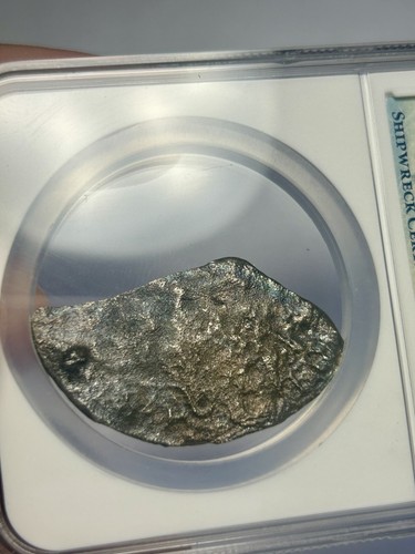 1720-35 Netherland 1 Ducaton Silver Rider Vliegenthart Shipwreck NGC Graded #015 - Picture 4 of 9