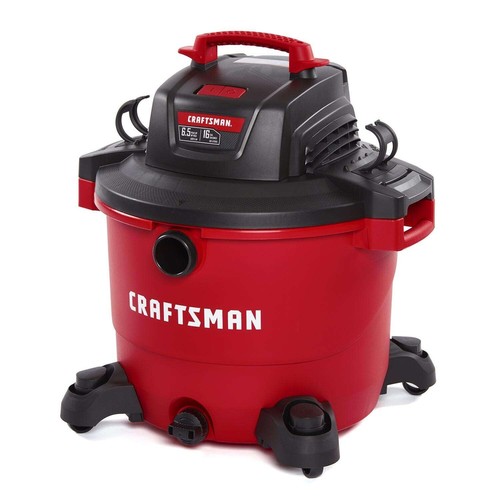 CRAFTSMAN CMXEVBE17595 16 Gallon 6.5 Peak HP Wet/Dry Vac, HeavyDuty