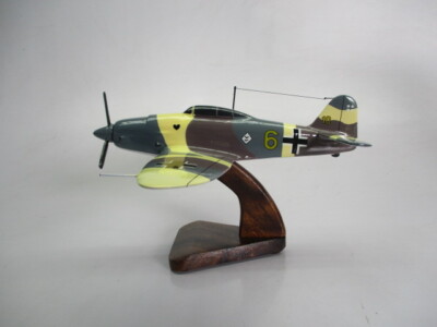 He-112 Heinkel Aircraft Desktop Replica Mahogany Kiln Dried Wood Model Small New