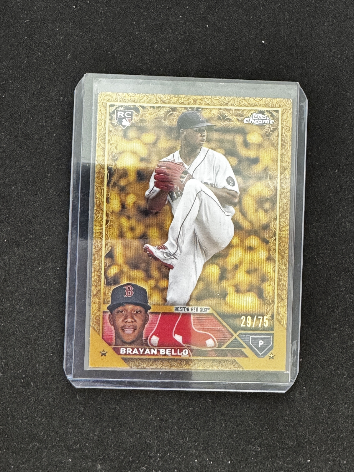2023 Topps Gilded Brayan Bello Wave Gold Etch /75