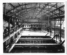 c.1900 SAN FRANCISCO SUTRO BATHS SMALL POOLS&LARGE POOL~8"x10 PHOTOGRAPHIC PRINT
