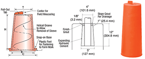 CRL 4012 Large Econ-O-Post Hole Form - Picture 5 of 5