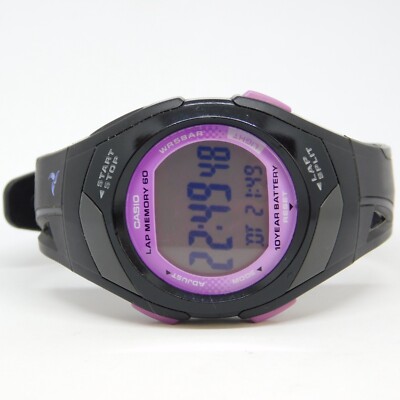 CASIO Phys 2575 STR-300 60 Lap Quartz Digital Unisex Watch New Battery