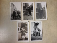 Vintage US Navy/Army Black White Photo Lot, Group Couples Pics 2.75x4.50"