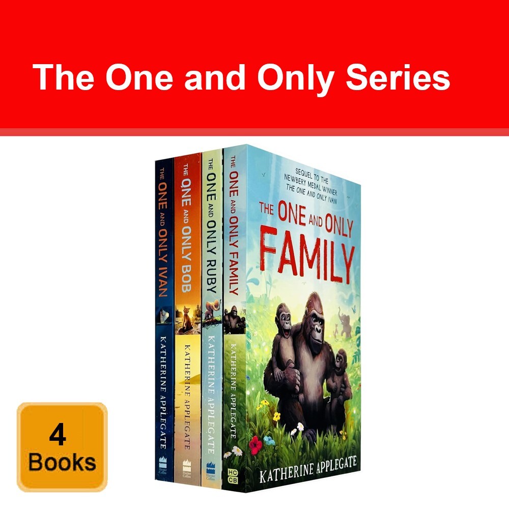 One and Only Series 4 Books Collection Set By Katherine Applegate Only Family