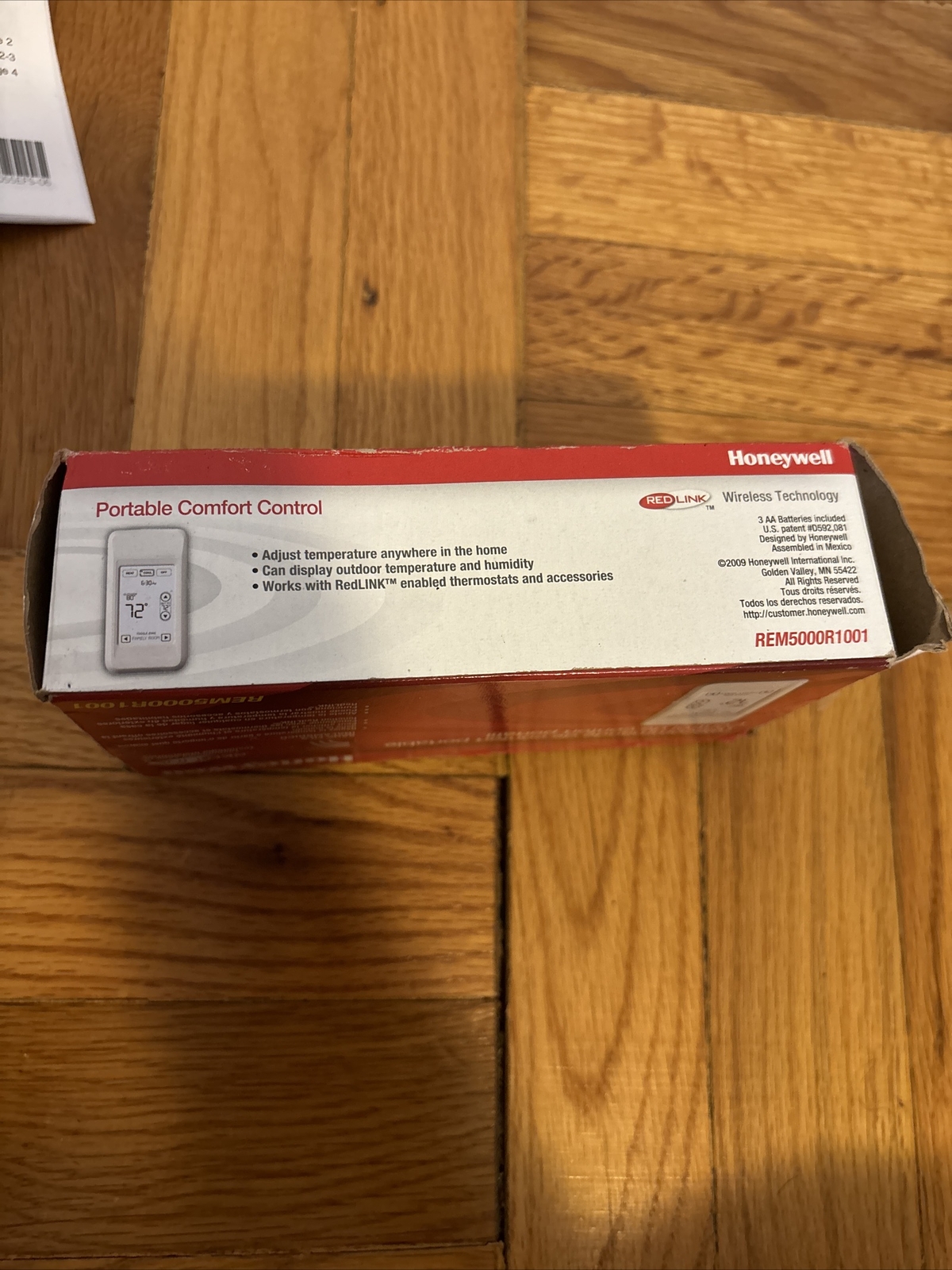 HONEYWELL REM5000R1001 PORTABLE COMFORT CONTROL READ DESCRIPTION FREE