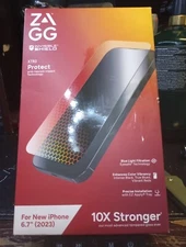 NEW ZAGG InvisibleShield XTR3 Glass Screen Protector Apple iPhone 15 Pro Max 6.7