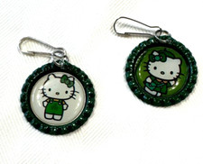Beautiful St. Patrick's Day inspired set of 2 zipper pulls for boys or girls.