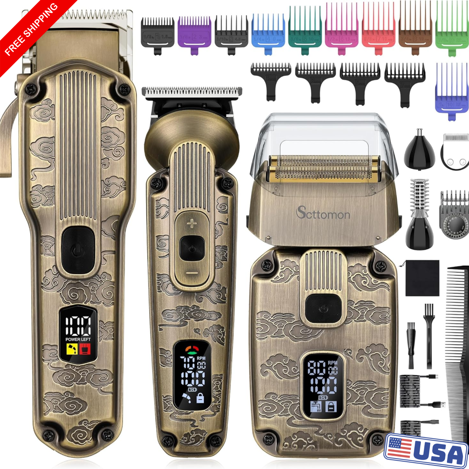 Wahl Professional Salon Hair Clipper Kit for Barbers & Stylists