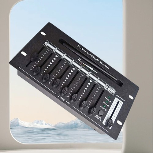 24 channel 2.4G wireless dmx 512 controller battery console for dj stage lightsk - Picture 12 of 14