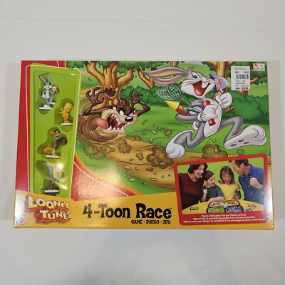 NEW Looney Tunes, 4-Tune Race Game, Mattel, 2003
