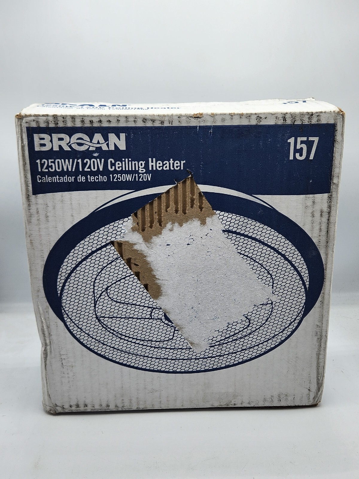 Broan-NuTone 157 Low-Profile Fan-Forced Ceiling Heater Enclosed Sheath  Elemen... | eBay
