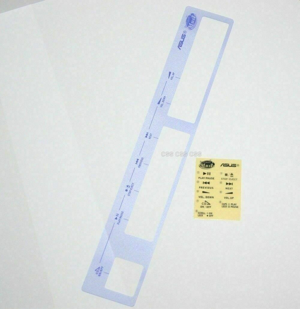 ASUS Instant Music Decals Stickers for Computer Keyboard Key