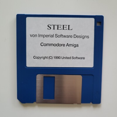   1 Floppy Disk STEEL   Commodore Amiga 500 1200 2000  