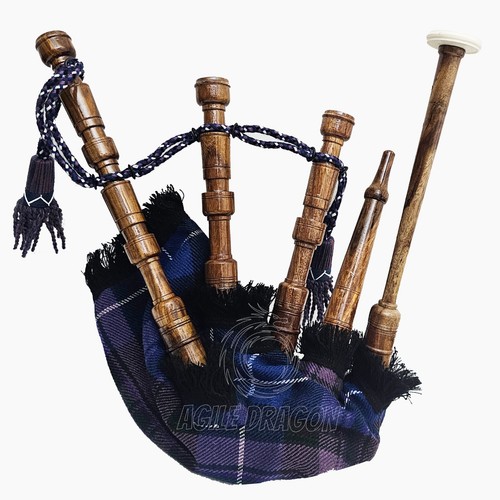 Highland Scottish Bagpipes for Kids -mini children bagpipe playable with 2 Reeds - Picture 30 of 45