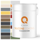 Silikonharz Fassadenfarbe Aussenfarbe Außen Wandfarbe Hausfarbe 10L Q-COVER 