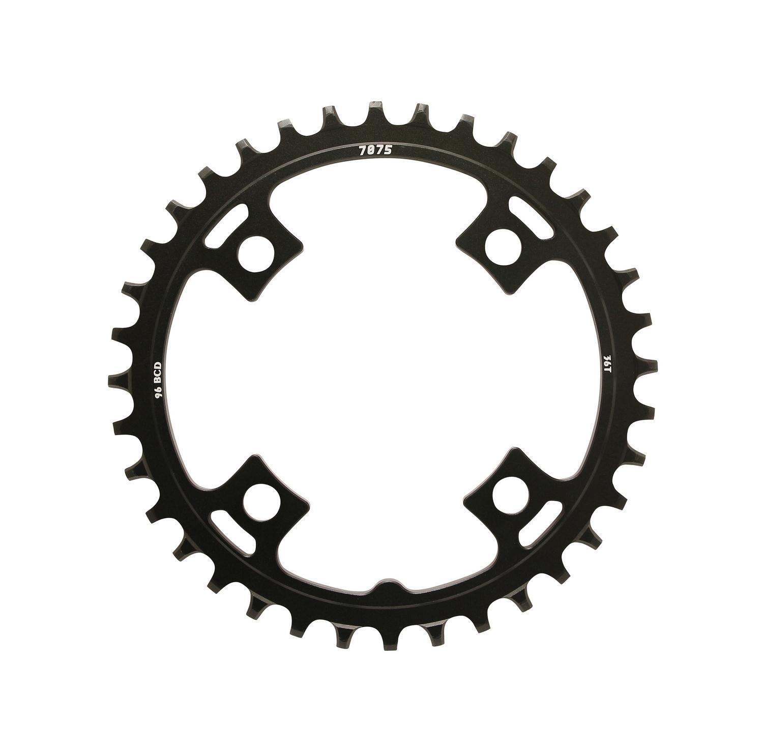 Plateau vélo VTT monoplateau 36 dents d.96 compatible avec chaîne 10, 11 et 12 vitesses
