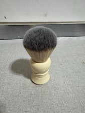 West Coast Shaving Lantern Shaving Brush, Silvertip, Ivory-Colored