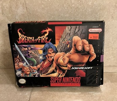 SNES Super Nintendo Breath Of Fire Box Only NO GAME As Is