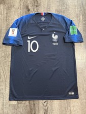 Kylian Mbappe France Nike 2018 World Cup Final Jersey Men’s Size L 893872-451